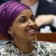 WASHINGTON, DC - MARCH 06: Rep. Ilhan Omar (D-MN) participates in a House Education and Labor Committee Markup on the H.R. 582 Raise The Wage Act, in the Rayburn House Office Building on March 6, 2019 in Washington, DC.